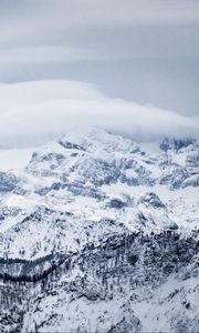 Preview wallpaper mountains, snow, winter, peaks