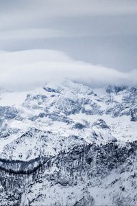 Preview wallpaper mountains, snow, winter, peaks