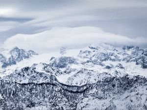 Preview wallpaper mountains, snow, winter, peaks