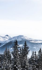 Preview wallpaper mountains, snow, winter, peaks, snowy, switzerland