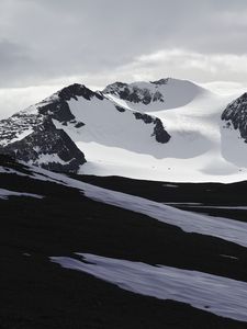 Preview wallpaper mountains, snow, winter, nature, landscape