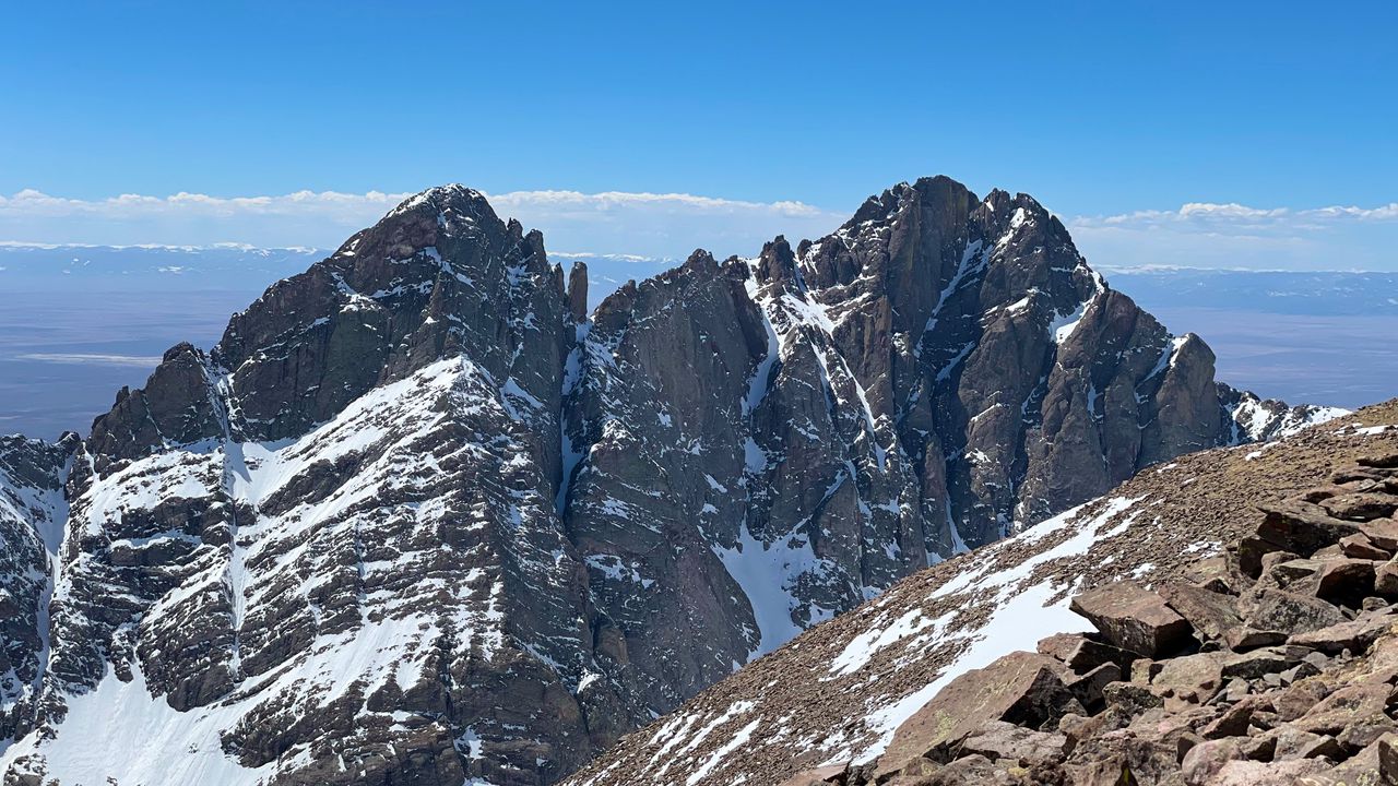 Wallpaper mountains, snow, winter, nature