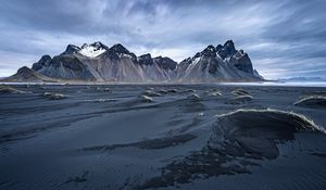 Preview wallpaper mountains, snow, winter, cold, landscape