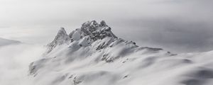 Preview wallpaper mountains, snow, winter, nature, white