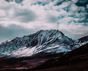 Preview wallpaper mountains, snow-covered, peaks