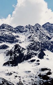 Preview wallpaper mountains, snow-covered, peaks