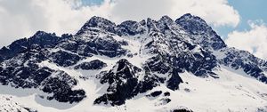 Preview wallpaper mountains, snow-covered, peaks