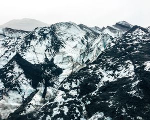 Preview wallpaper mountains, snow-covered, peaks