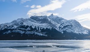 Preview wallpaper mountains, snowy, ice, relief