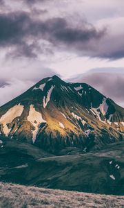 Preview wallpaper mountains, summit, clouds