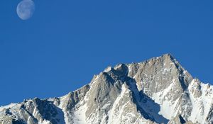 Preview wallpaper mountains, top, rocks, snow