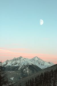 Preview wallpaper mountains, top, sky, snowy, italy