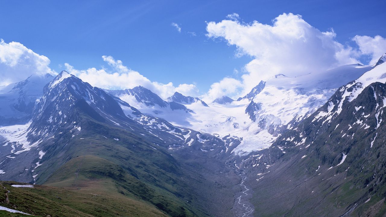 Wallpaper mountains, top, snow, peak, height