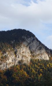 Preview wallpaper mountains, trees, forest, autumn, landscape