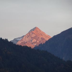 Preview wallpaper mountains, trees, forest