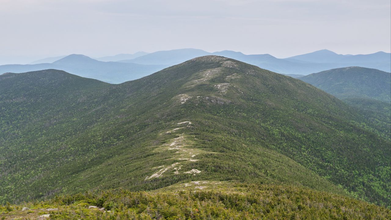 Wallpaper mountains, trees, landscape, relief, nature