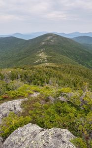 Preview wallpaper mountains, trees, landscape, relief, nature