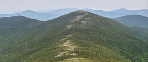 Preview wallpaper mountains, trees, landscape, relief, nature