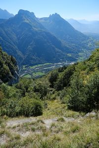 Preview wallpaper mountains, trees, relief, aerial view, landscape