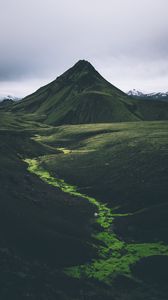 Preview wallpaper mountains, valley, landscape, nature, iceland