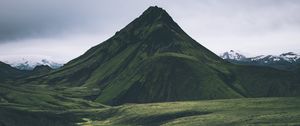 Preview wallpaper mountains, valley, landscape, nature, iceland