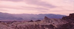 Preview wallpaper mountains, valley, rocks, landscape, rocky