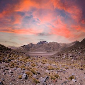 Preview wallpaper mountains, valley, stones, landscape