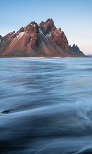 Preview wallpaper mountains, water, sea, nature, landscape