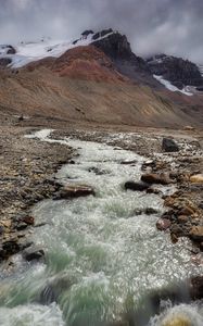 Preview wallpaper mountains, water, stream, landscape
