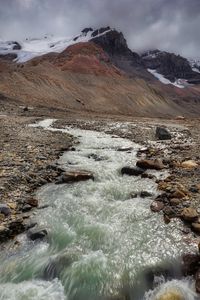 Preview wallpaper mountains, water, stream, landscape