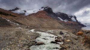 Preview wallpaper mountains, water, stream, landscape