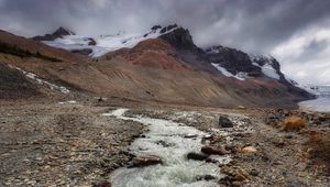 Preview wallpaper mountains, water, stream, landscape