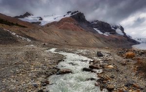 Preview wallpaper mountains, water, stream, landscape