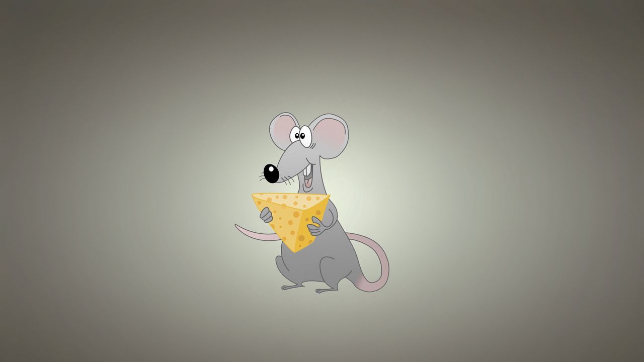 Wallpaper mouse, background, cheese, animal