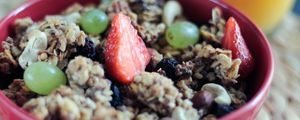 Preview wallpaper muesli, cereals, fruits, berries