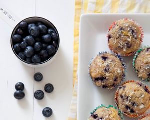 Preview wallpaper muffins, blueberries, curd, cooking