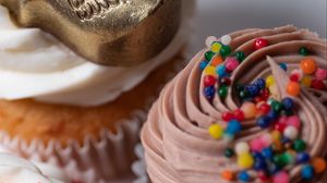Preview wallpaper muffins, cupcakes, dessert, macro
