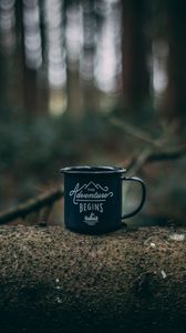 Preview wallpaper mug, camping, travel