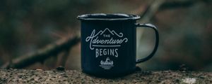 Preview wallpaper mug, camping, travel