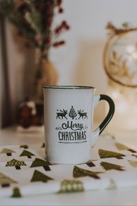 Preview wallpaper mug, christmas, inscription, holiday, festive