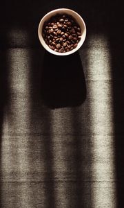 Preview wallpaper mug, coffee beans, coffee, dark