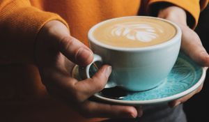 Preview wallpaper mug, coffee, drink, hands