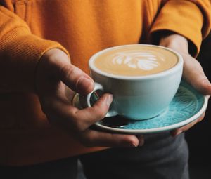 Preview wallpaper mug, coffee, drink, hands