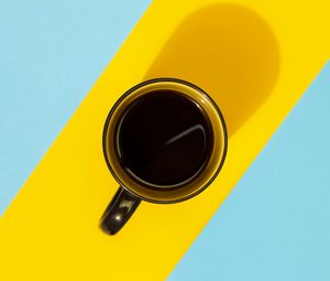 Preview wallpaper mug, coffee, drink, stripes, bright