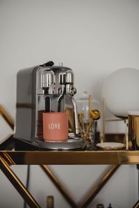 Preview wallpaper mug, coffee machine, love, metal