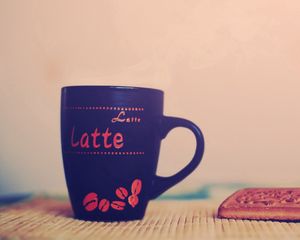 Preview wallpaper mug, cookies, dessert, cup, pen