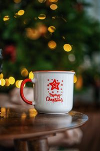 Preview wallpaper mug, inscription, christmas, holiday