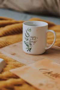 Preview wallpaper mug, inscription, text, white