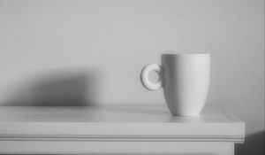 Preview wallpaper mug, table, interior, white