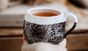 Preview wallpaper mug, tea, drink, hand